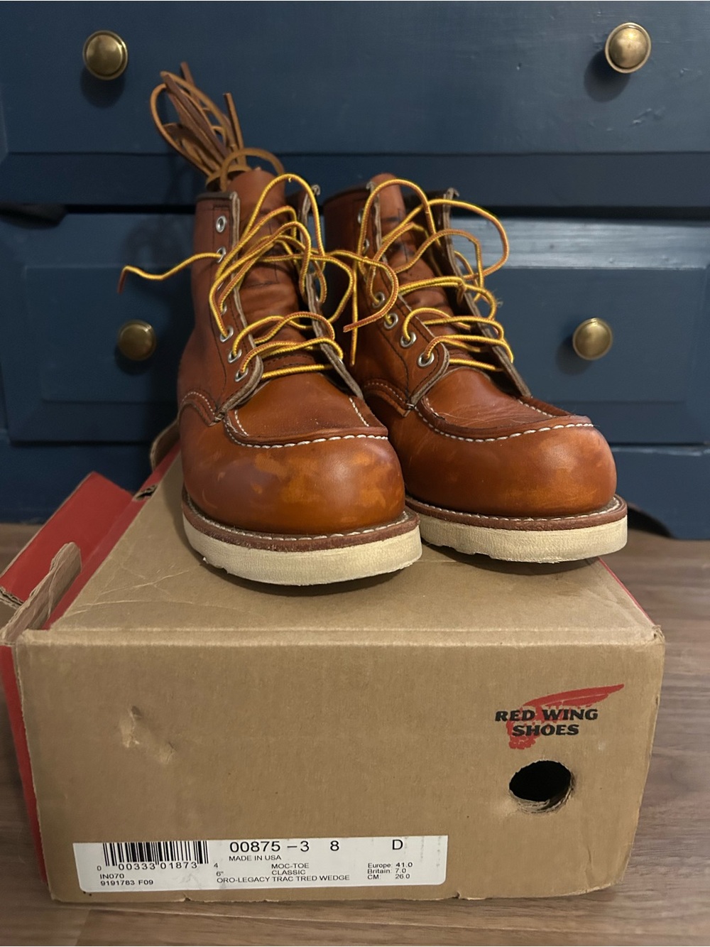 Men’s Red Wing 875 Moc Toe Boots